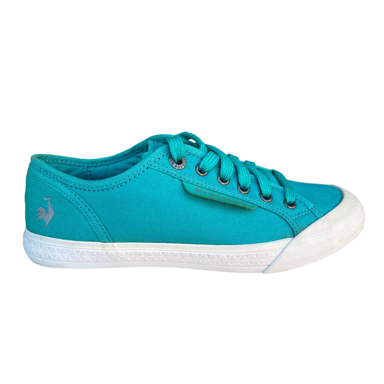 Le Coq Sportif scarpa sneakers in tela da donna Deauville Plus 1411203 verde