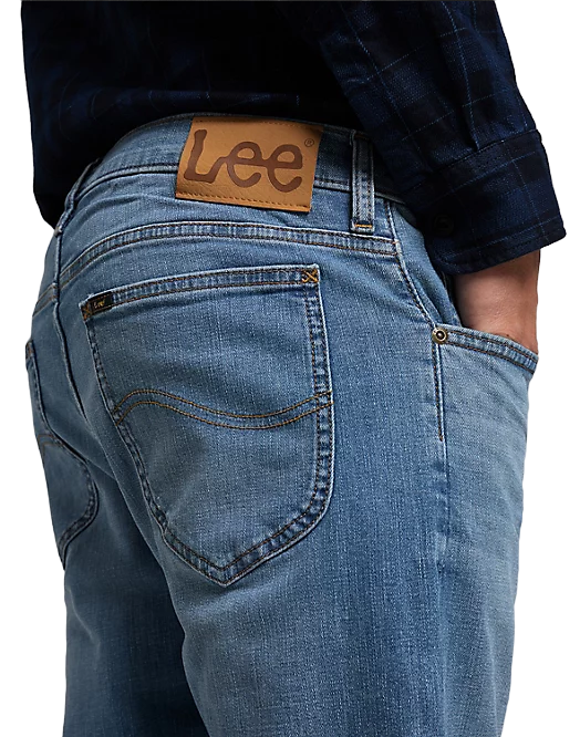 Lee Pantalone jeans da uomo Rider L701NLLT blu chiaro