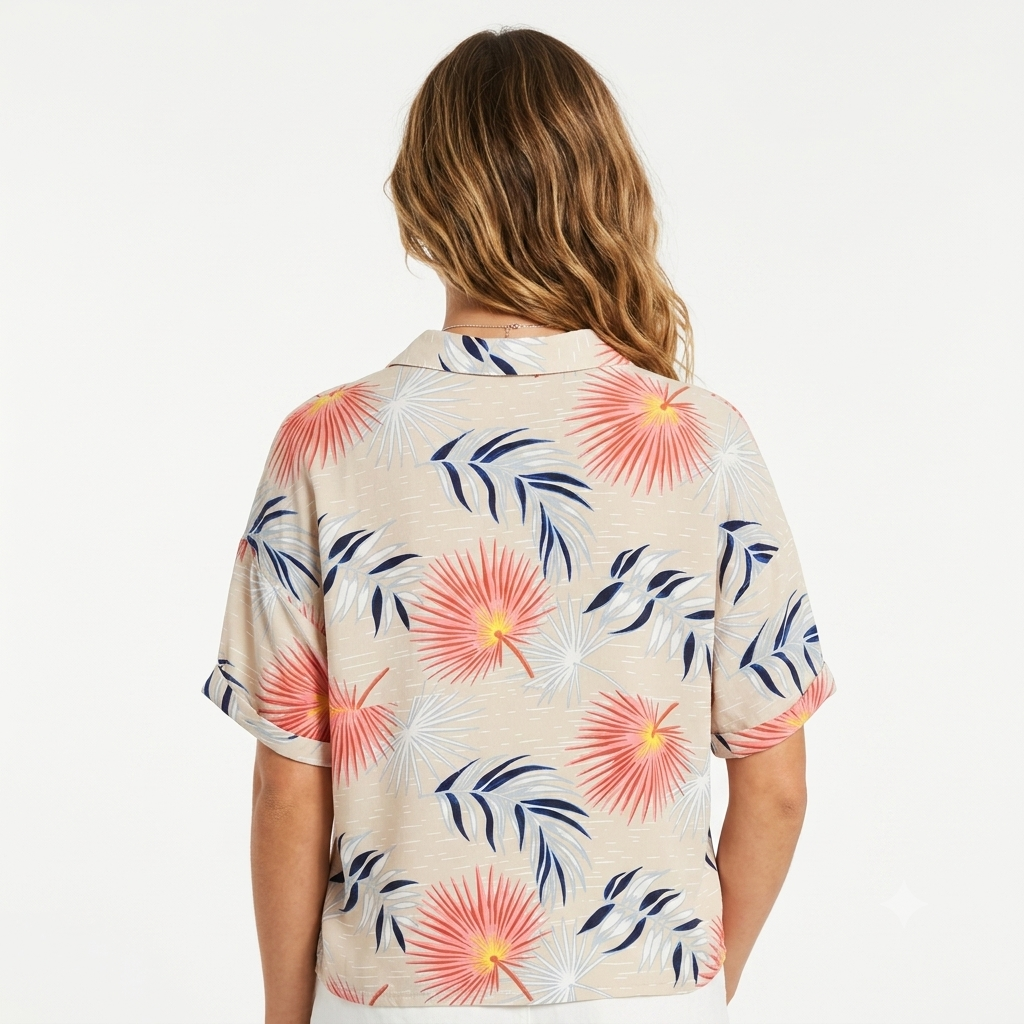 Lee FLORAL RESORT SHIRT ECRU L46DDWNQ