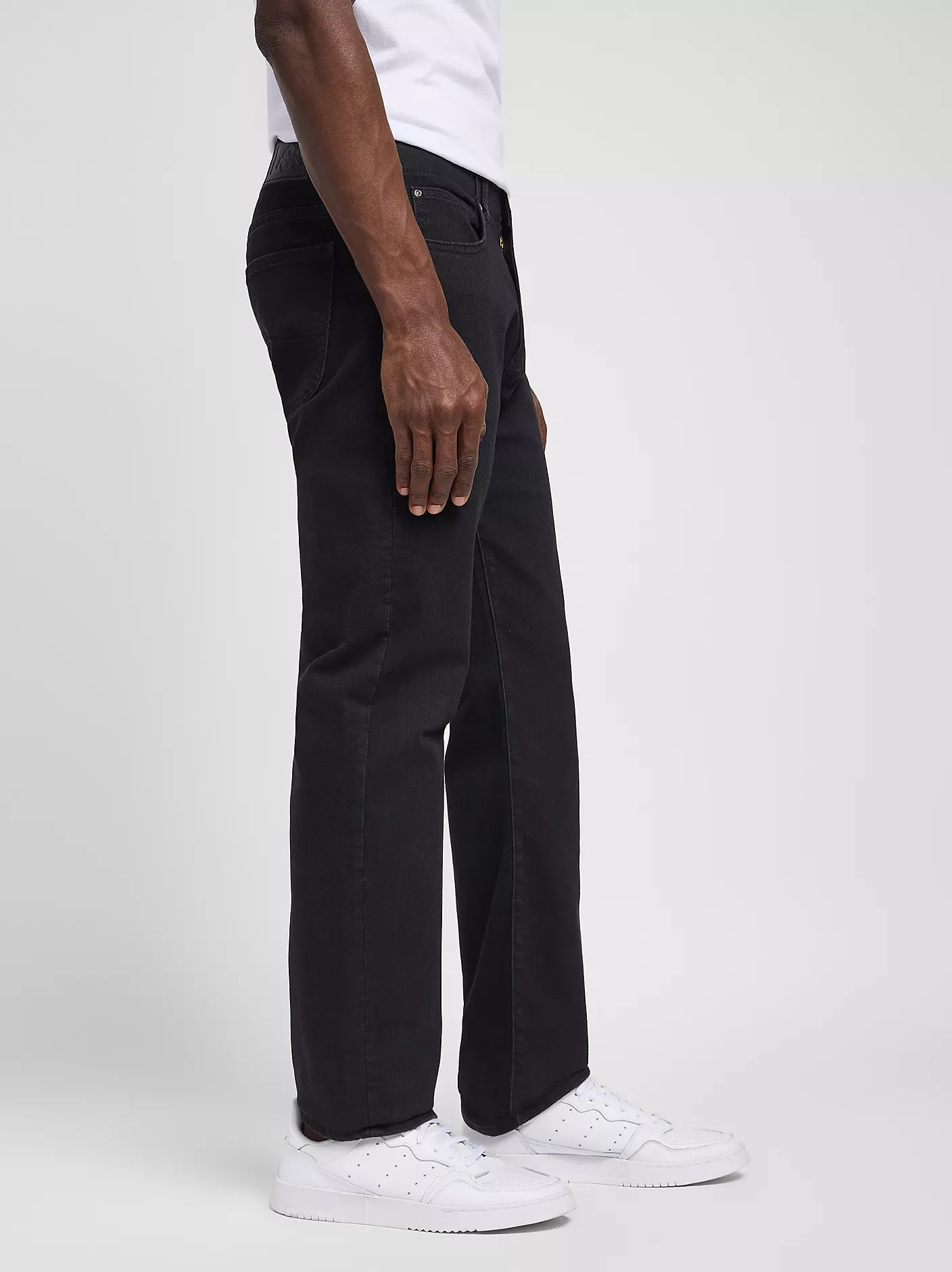 Lee Pantalone Jeans Uomo Slim Fit MVP 112378940 Nero lato