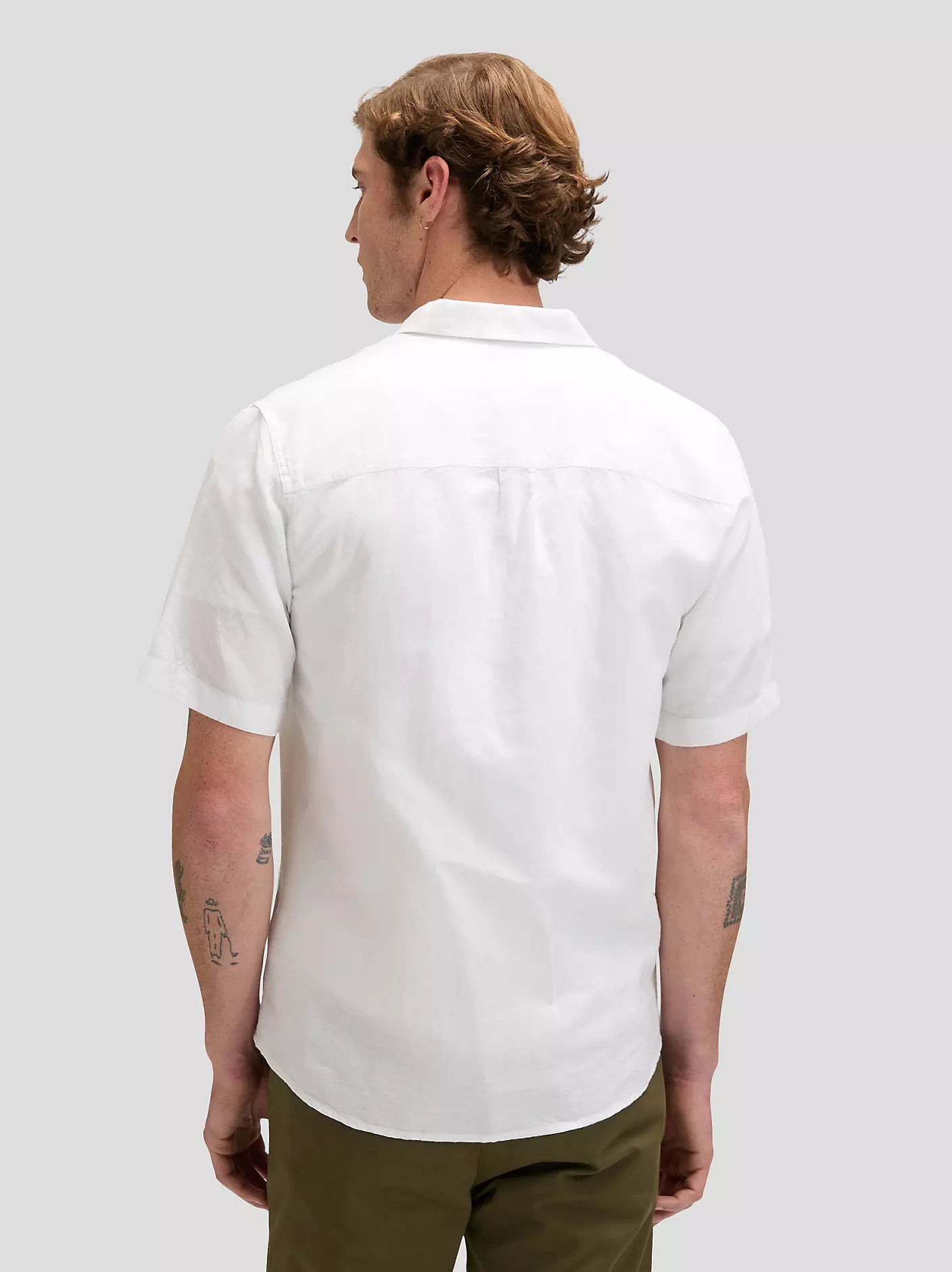 Lee camicia manica corta da uomo da uomo 112376562 Bianco