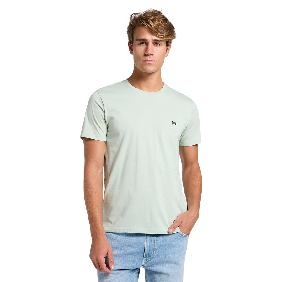 Lee maglietta manica corta da uomo SS Pacth Logo LMG0014 salvia