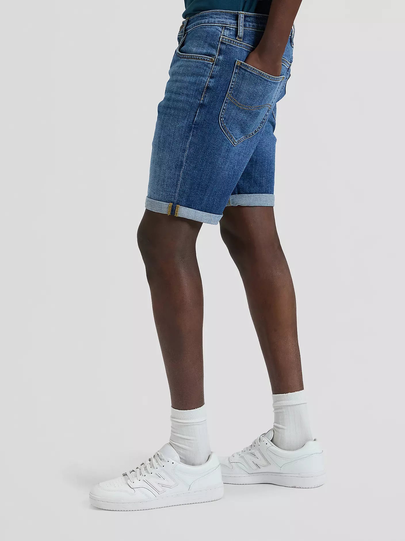 Lee pantaloncino in jeans da uomo Rider Slim 112376385 Bundy