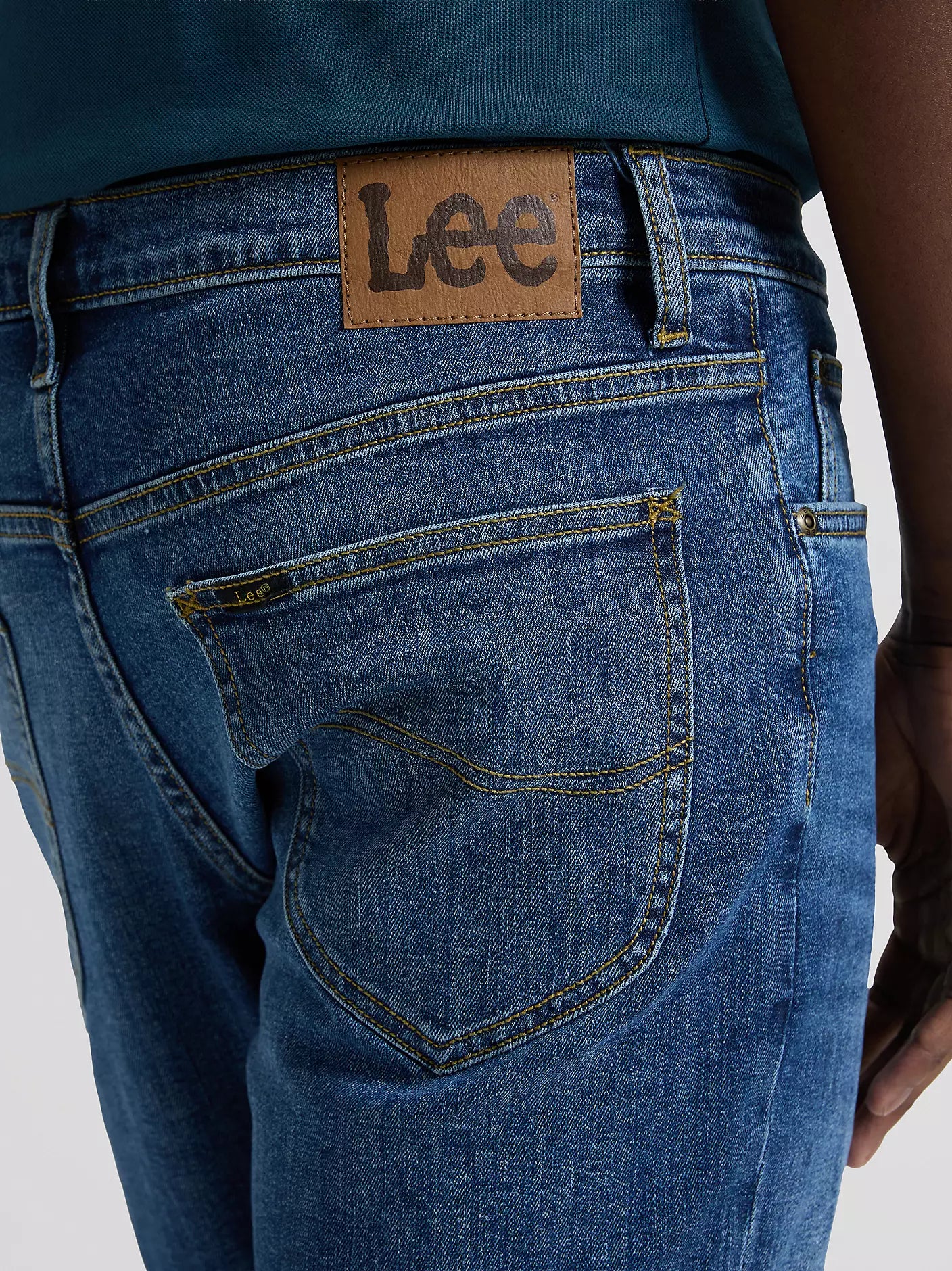 Lee pantaloncino in jeans da uomo Rider Slim 112376385 Bundy