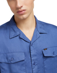 Lee camicia da uomo manica corta Chetopa 112349046 blu