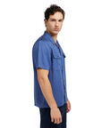 Lee camicia da uomo manica corta Chetopa 112349046 blu