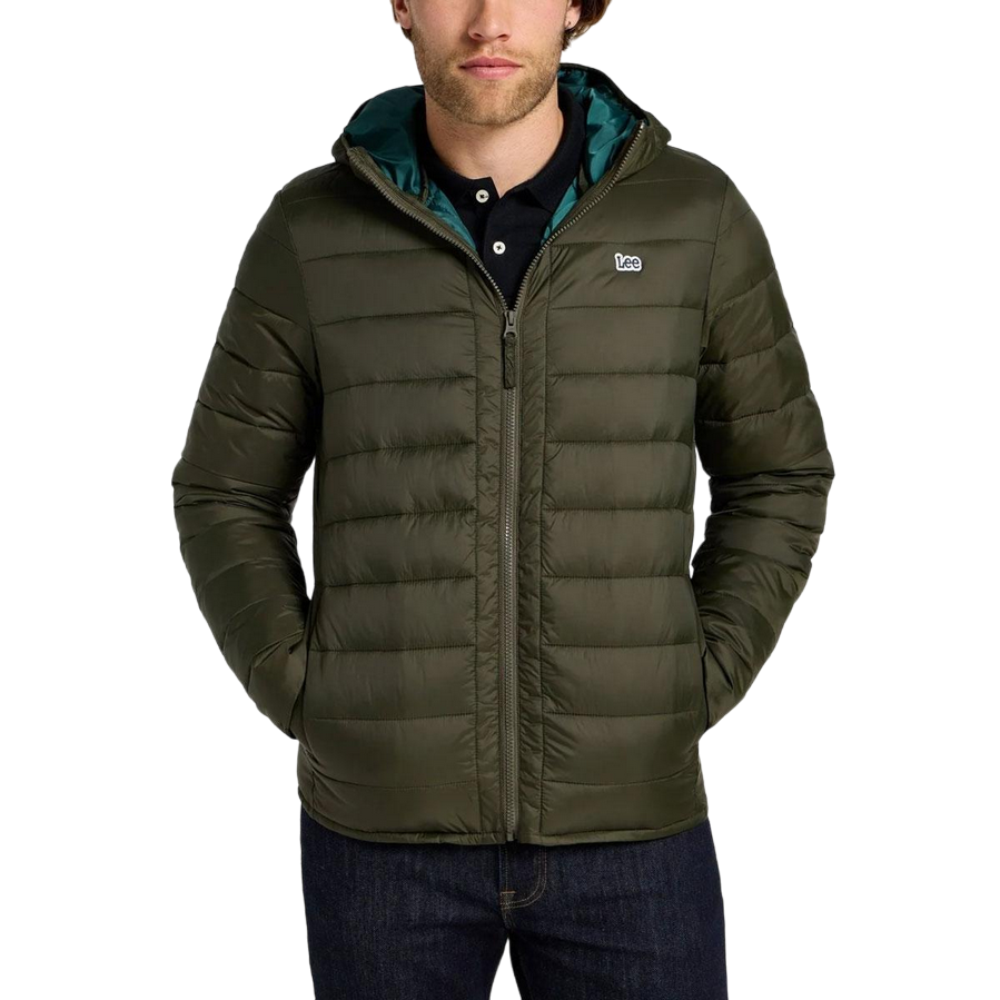 Lee giubbotto leggero Puffer 112355677 verde oliva