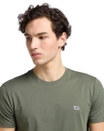 Lee maglietta manica corta da uomo Pacth Logo 112341715 verde oliva