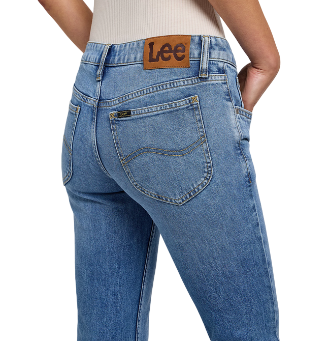 Lee pantalone jeans a zampa da donna Jessica 112349550 blu chiaro