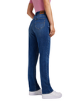 Lee pantalone jeans da donna a gamba dritta Ultra Lux Comfort in cobalto 112350786 blu medio