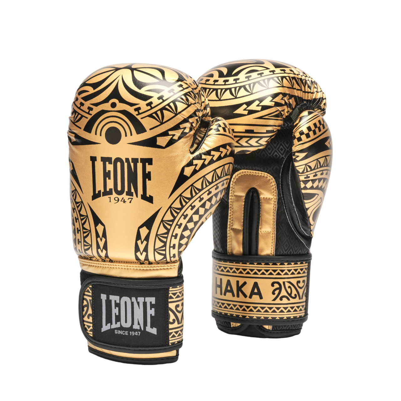 Leone 1947 Guanti Boxe Haka GN329 Oro 10oz| Guanti protezione uomo donna comfort 1
