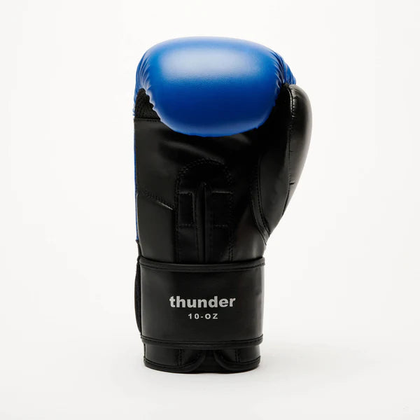 Leone Guanti Boxe Thunder GN383 Blu 10oz – Guanti unisex, protezione boxe, allenamento, imbottitura tecnica 2