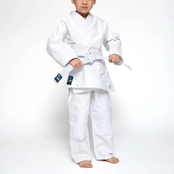 Leone Judogi AB401 150 Bianco – Judogi unisex, judo, tessuto resistente, comfort, allenamento gara 2