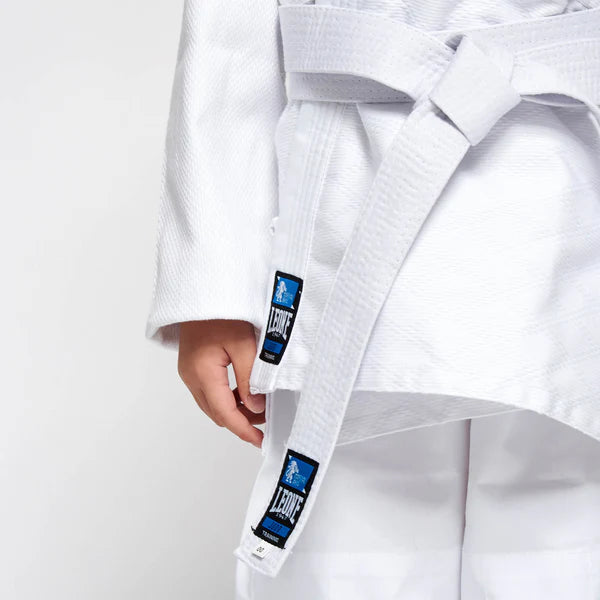Leone Judogi AB401 150 Bianco – Judogi unisex, judo, tessuto resistente, comfort, allenamento gara 4