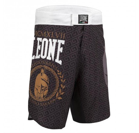 Leone Pantaloncini tecnico da MMA Legionarius AB772 bianco nero