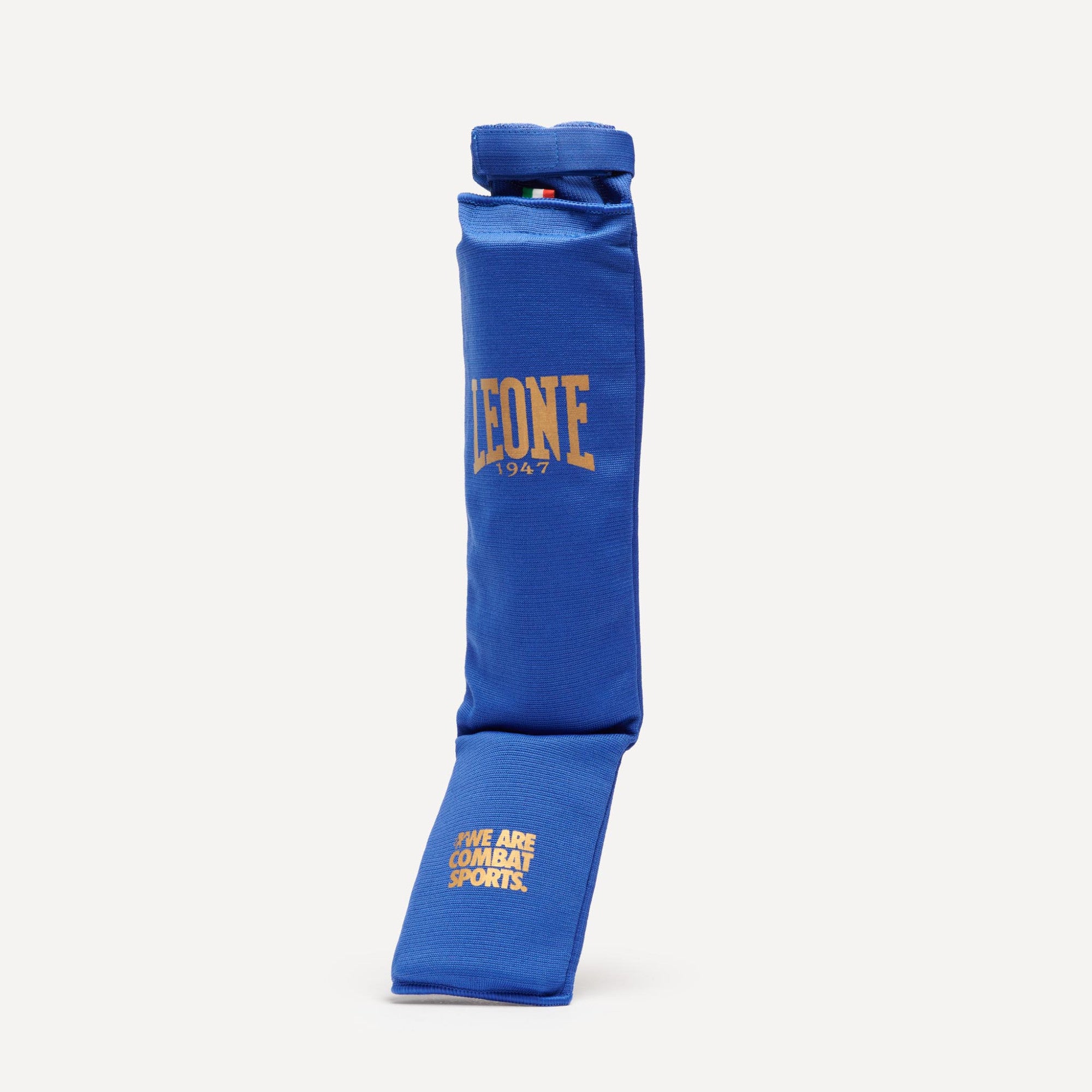 Leone Paratibia unisex DNA Shin Guard velcro PT134 blu-oro