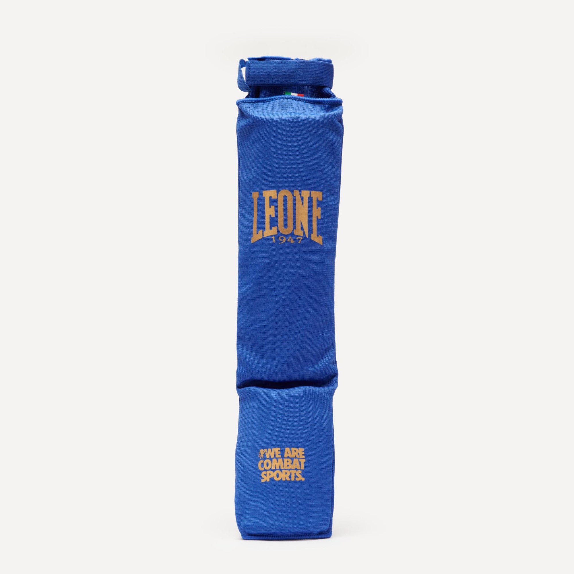 Leone Paratibia unisex DNA Shin Guard velcro PT134 blu-oro