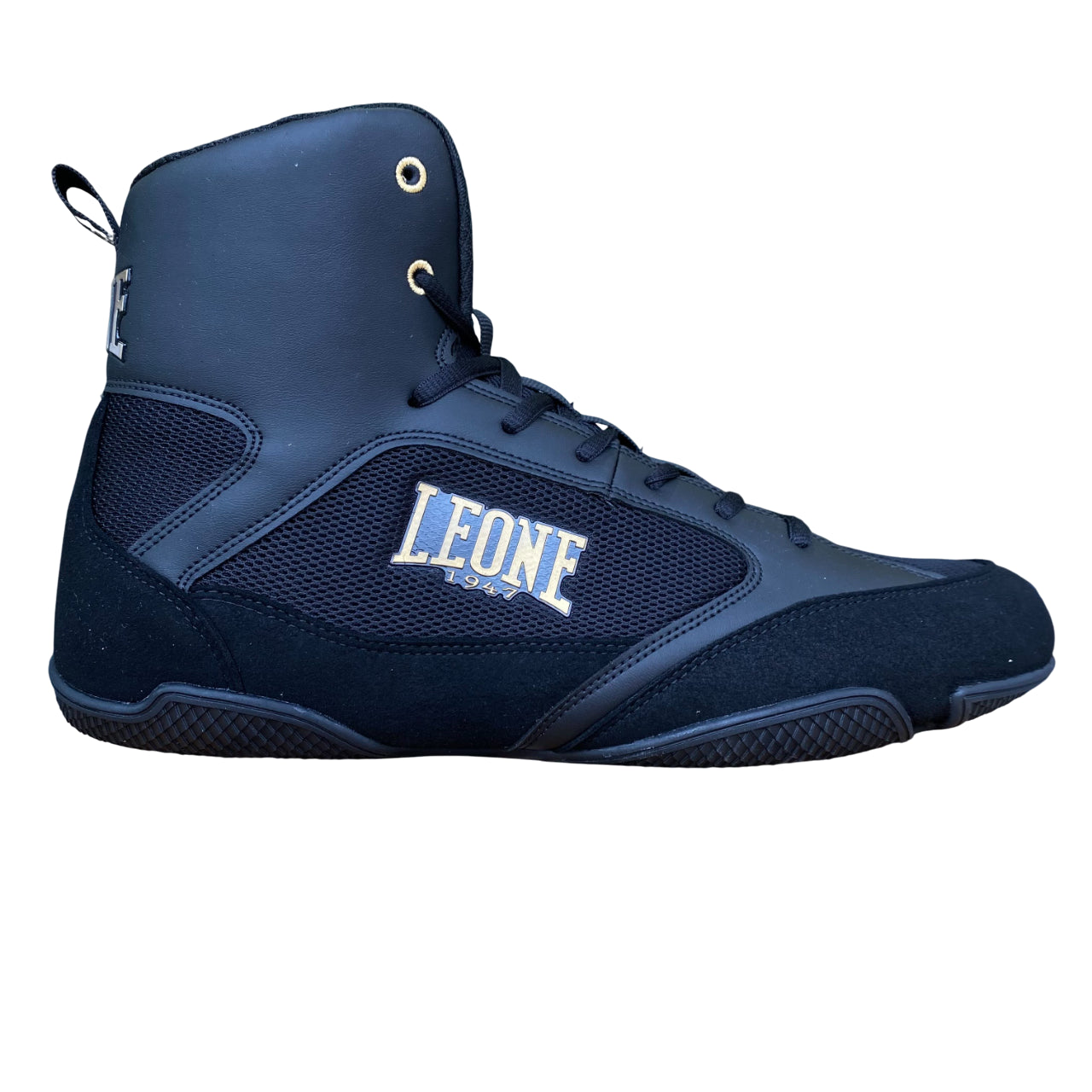 Leone Stivaletti Boxe Premium CL110 Nero: Massima Stabilità e Stile sul Ring