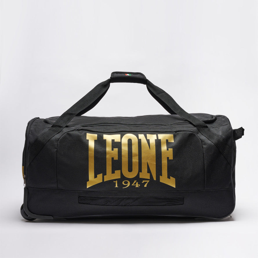 Leone borsone trolley DNA da 90 litri AC977 nero-oro