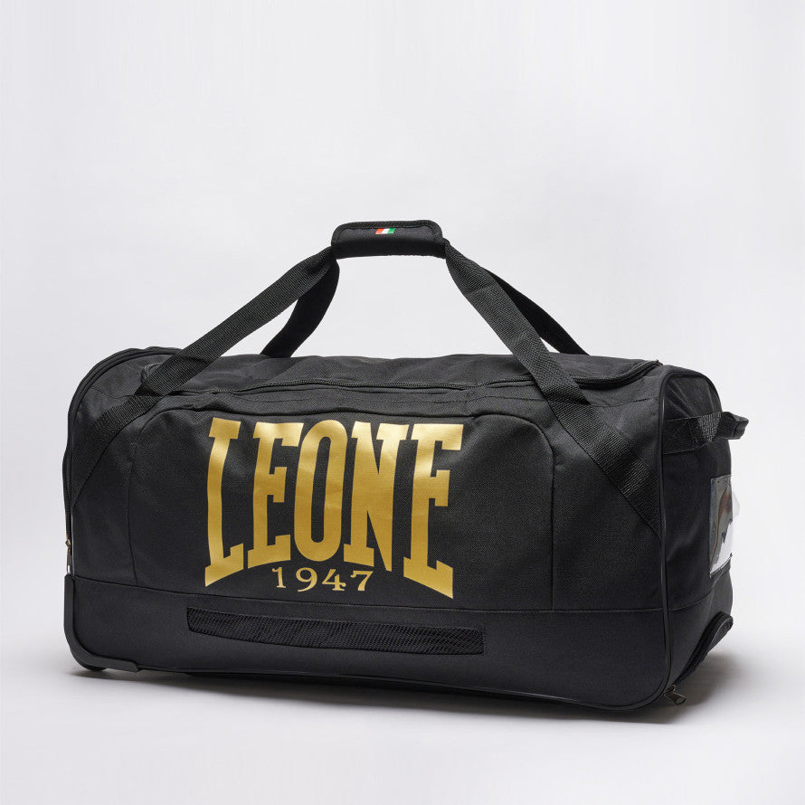 Leone borsone trolley DNA da 90 litri AC977 nero-oro
