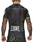 Leone maglia manica corta MMA Rashguard Legionarivs AB925 nero