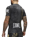 Leone maglia manica corta MMA Rashguard Legionarivs AB925 nero