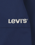 Levi's Kids Giacca a vento con cappuccio da bambino Stowaway 8EK396-BCF blu