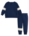 Levi's Kids tuta sportiva da bimbo felpa girocollo e pantalone 6EL310 C8D blu