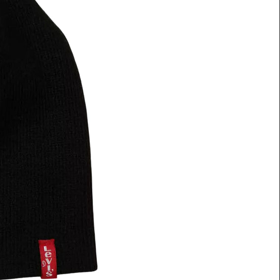 Levi’s Cappellino 771380175 Nero – Unisex, Senza Risvolto, | Comfort, Versatilità e Stile Essenziale - dettaglio 