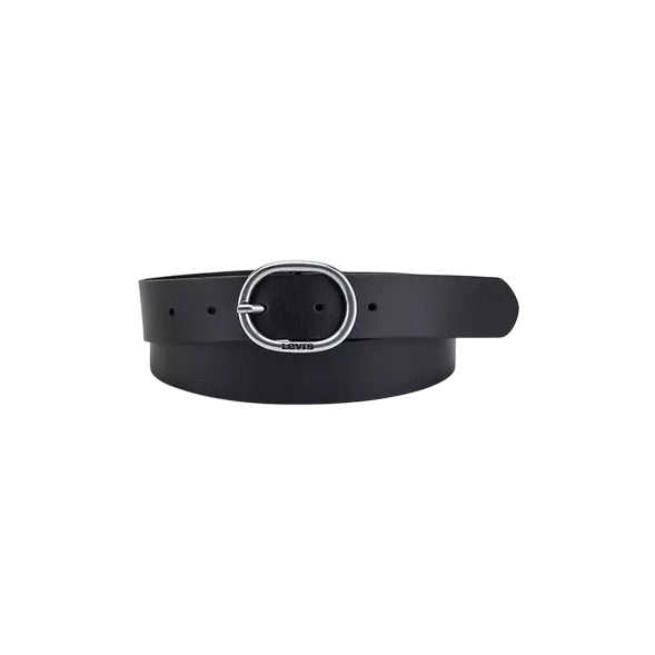 Levi’s Cintura Hermosilla 374600092 Nero – Cintura Donna in Vera Pelle, Stile Essenziale e Durata Garantita