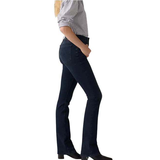 Levi’s Jeans Donna 725 High Rise Bootcut 187590233 Blu – Vita Altissima, Gamba Bootcut, Comfort Modelling, Stile Iconico - laterale