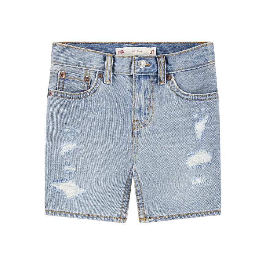 Levi's Kids bermuda in jeans junior GRAIN OF SALT 8EK791-L9L blu chiaro