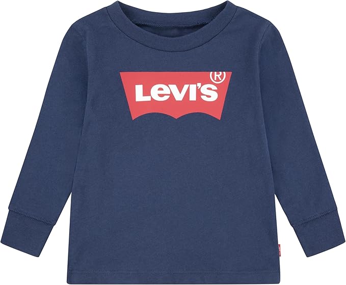 Levi's Kids maglietta manica lunga con Batwing 6E8646-C8D blu