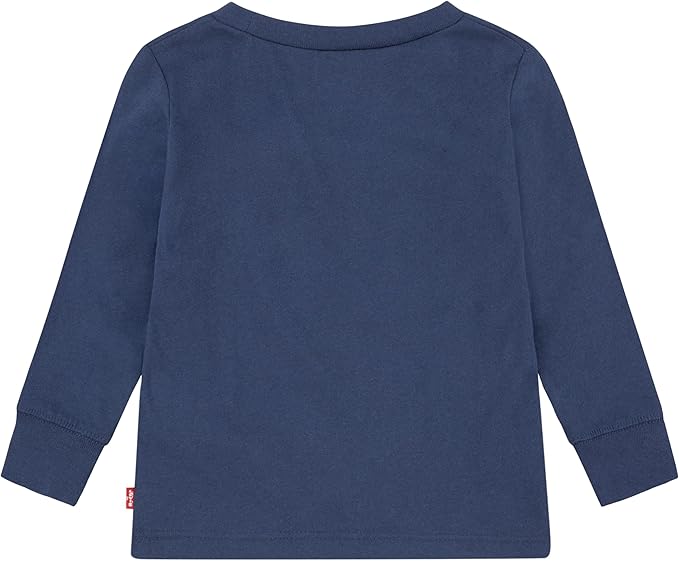 Levi's Kids maglietta manica lunga con Batwing 6E8646-C8D blu dietro