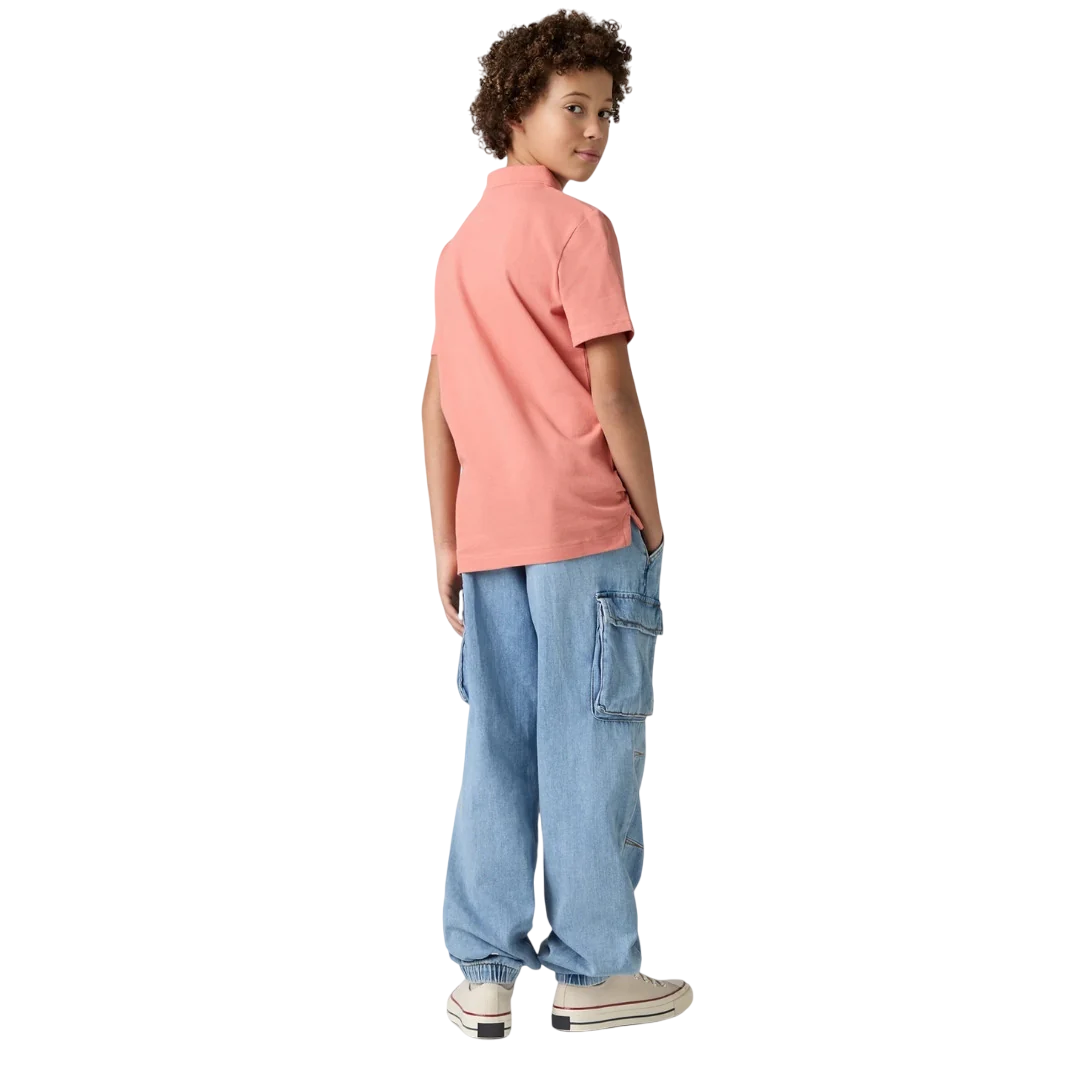 Levi's Kids pantalone in jeans cargo 9EM376-L9K blu medio
