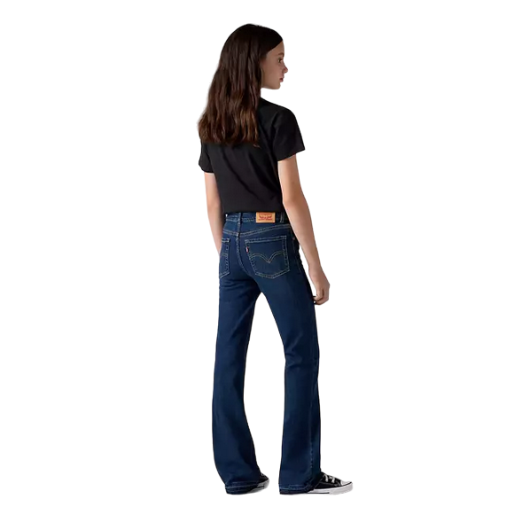 Levi's Kids pantalone jeans da ragazze 726 Flare a zampa 9EG970-D5K blu scuro 2