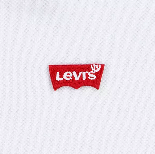 Levi's Kids polo manica corta da ragazzi EA893-W3B bianco 2