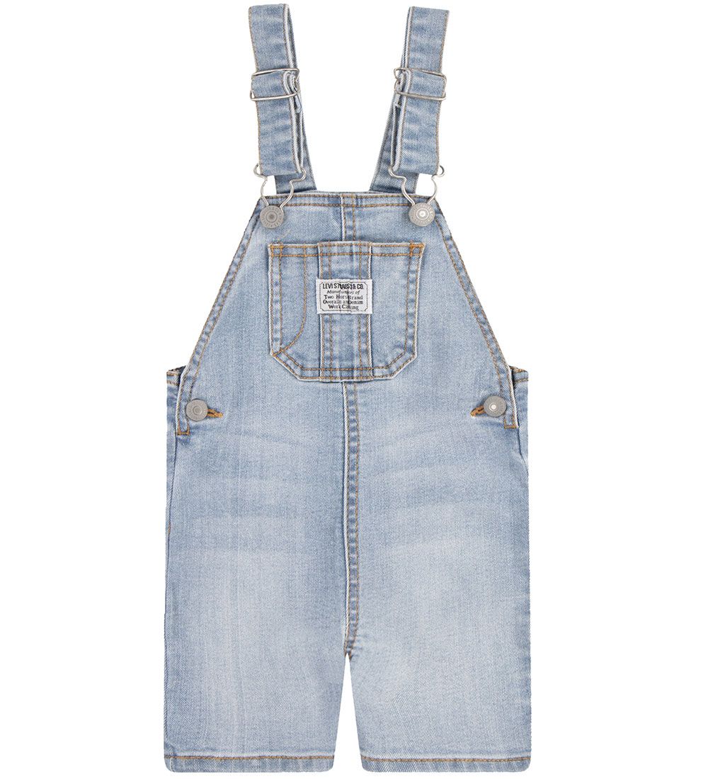 Levi's Kids salopette a pantaloncino da bambino 6EE584-L9M blu medio