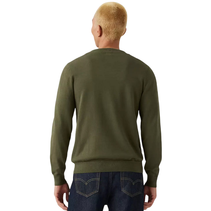 Levi’s – Maglia Uomo Housemark Leggera A72070025 Verde | Cotone Light, Logo Iconico, Comfort Casual Everyday - retro