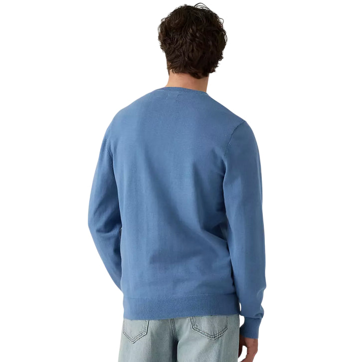 Levi’s – Maglia Uomo Housemark Leggera A72070032 Blu Chiaro | Cotone Light, Logo Iconico, Comfort Casual Everyday - retro