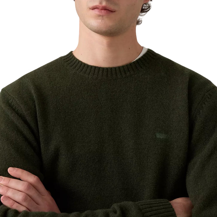 Levi’s – Maglia Uomo Original Housemark A43200025 Verde | Cotone Premium, Logo Iconico, Comfort Casual - dettaglio