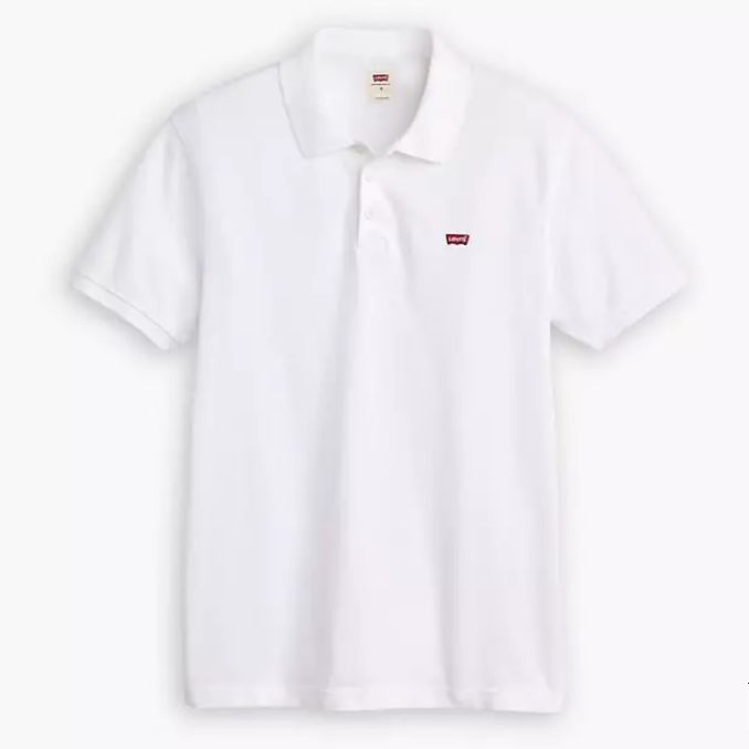 Levi's Polo manica corta da uomo Housemark 358830003 bianco