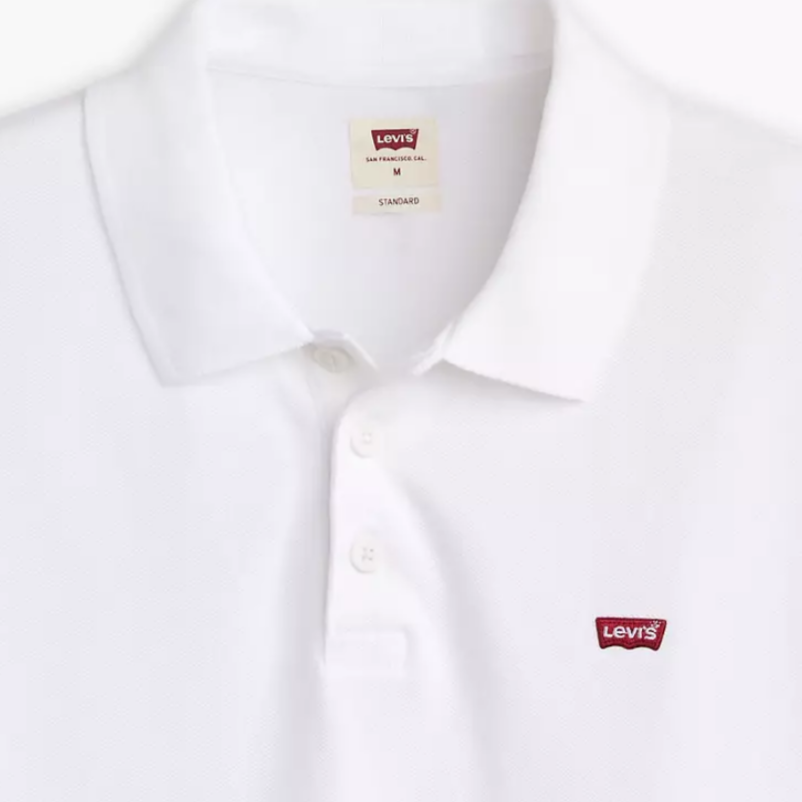 Levi's Polo manica corta da uomo Housemark 358830003 bianco