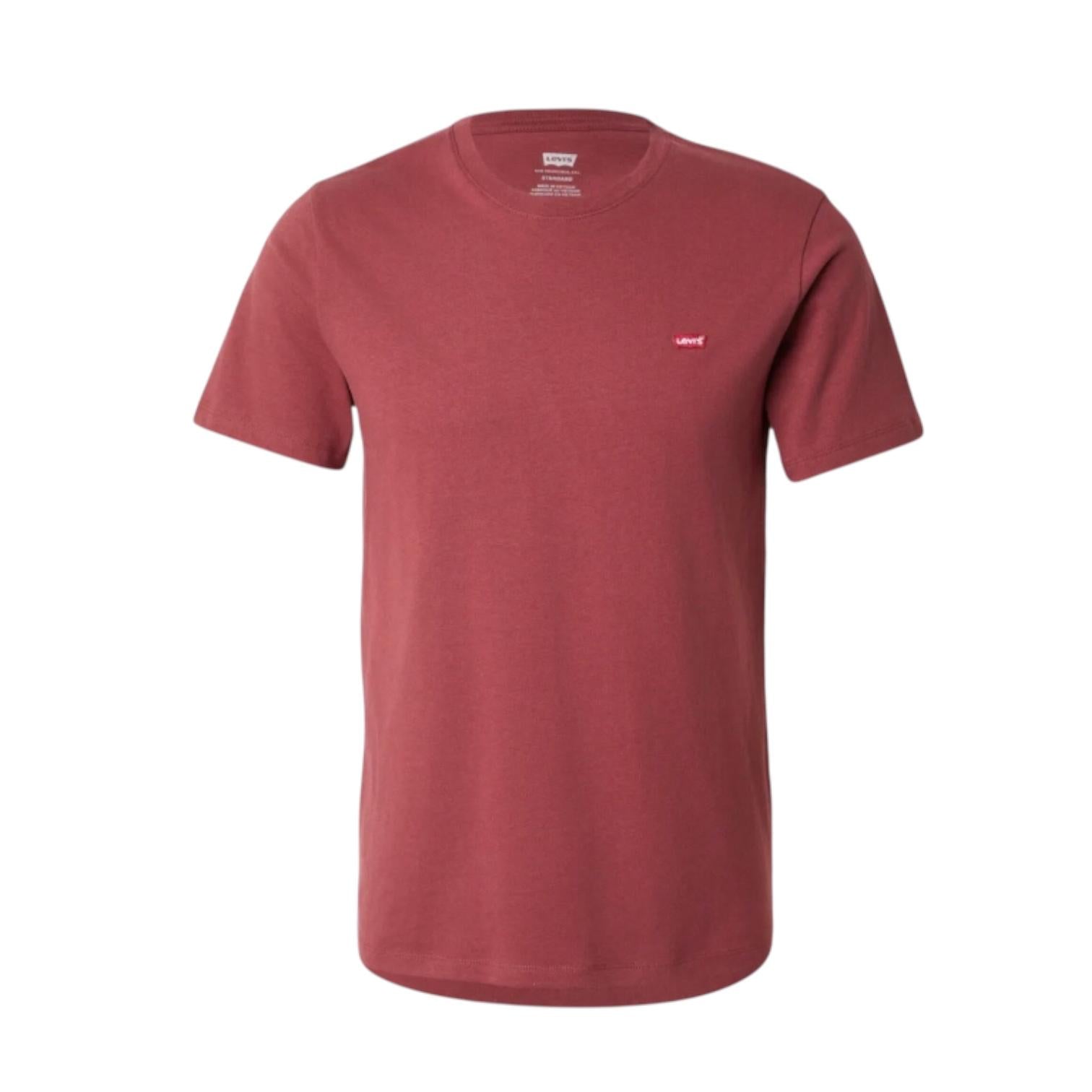 Levi's T-shirt Uomo Housemark Original Little Logo 566050308 Mattone