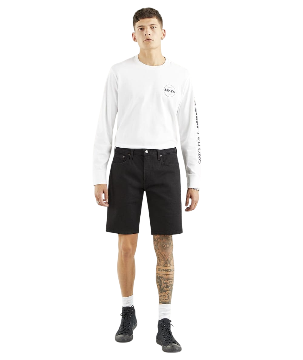 Levi's bermuda in jeans da uomo 405 Standard 398640037 nero