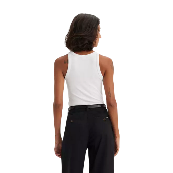 Levi's canotta da donna con scollo alto  Dreamy A73260001 bianco