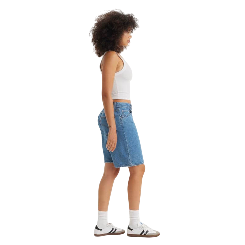 Levi's pantaloncino in jeans da donna Jort Baggy Dad 000MJ0001 blu