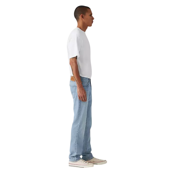 Levi's pantalone jeans con lino da uomo 511 Slim 045116137 blu chiaro