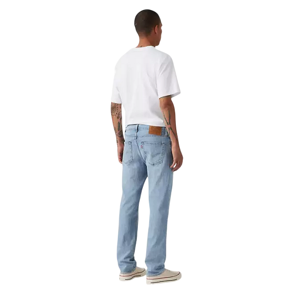 Levi's pantalone jeans con lino da uomo 511 Slim 045116137 blu chiaro