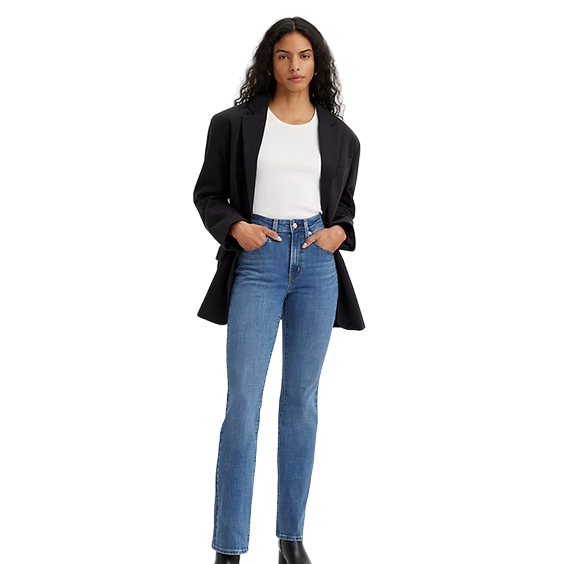 Levi's Pantalone jeans da donna a zampa Bootcut a vita alta 187590054 blu